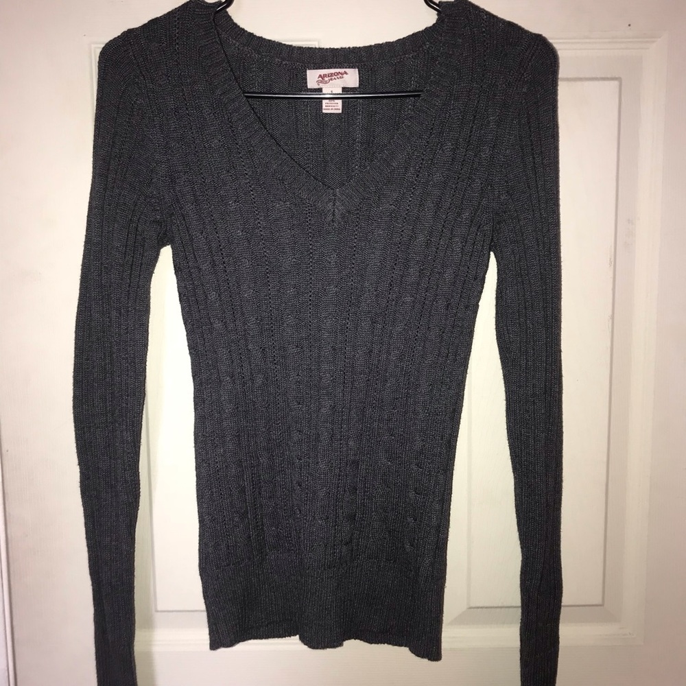 Gray Knit Sweater